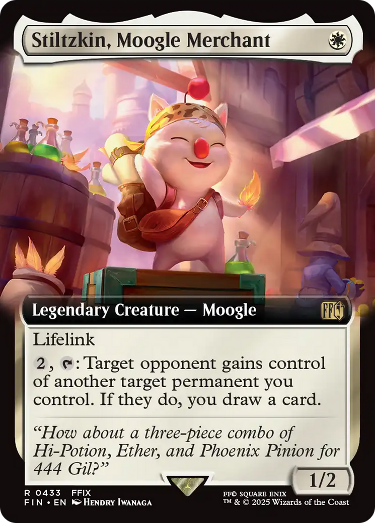 Stiltzkin, Moogle Merchant (Extended Art) [FINAL FANTASY] | Galaxy Games LLC