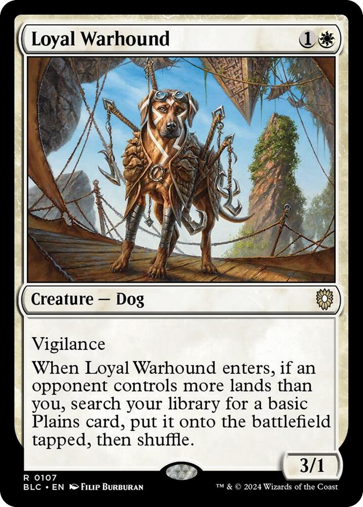 Loyal Warhound [Bloomburrow Commander] | Galaxy Games LLC