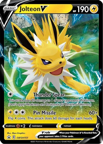 Jolteon V (SWSH151) [Sword & Shield: Black Star Promos] | Galaxy Games LLC