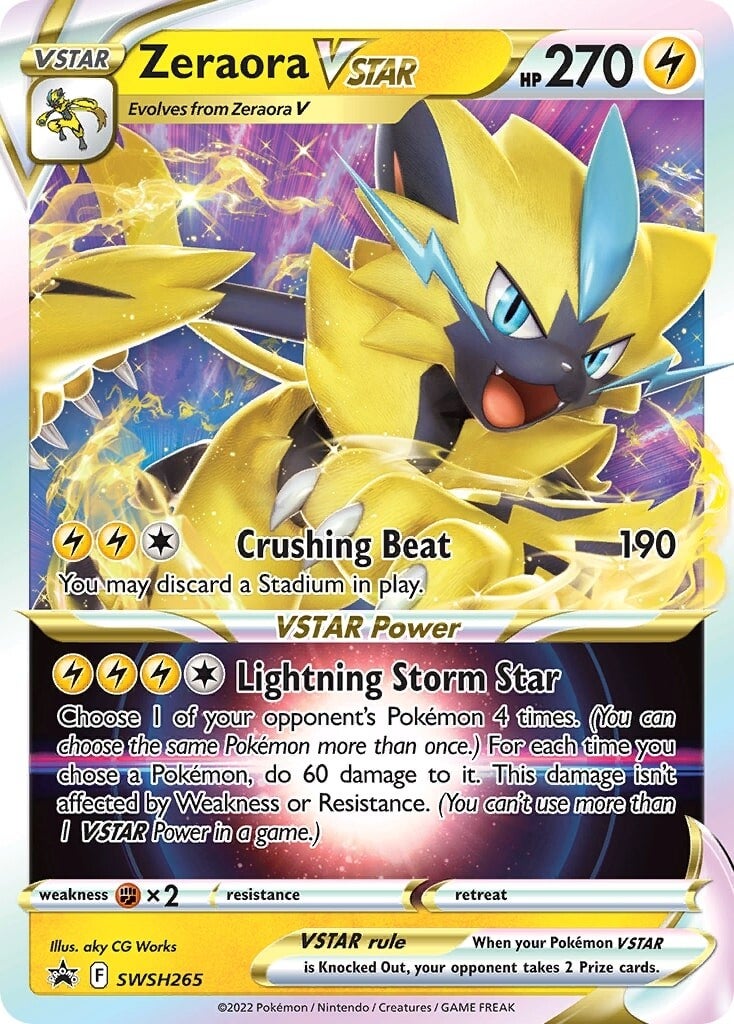 Zeraora VSTAR (SWSH265) [Sword & Shield: Black Star Promos] | Galaxy Games LLC