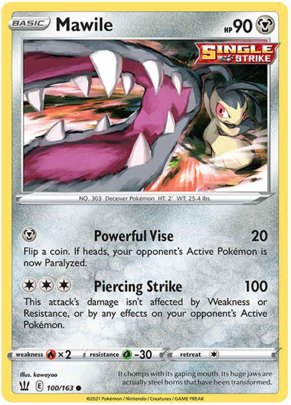 Mawile (100/163) [Sword & Shield: Battle Styles] | Galaxy Games LLC