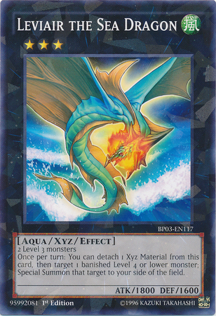 Leviair the Sea Dragon [BP03-EN117] Shatterfoil Rare | Galaxy Games LLC