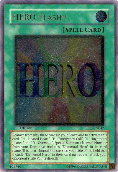 HERO Flash!! [EOJ-EN042] Ultimate Rare | Galaxy Games LLC