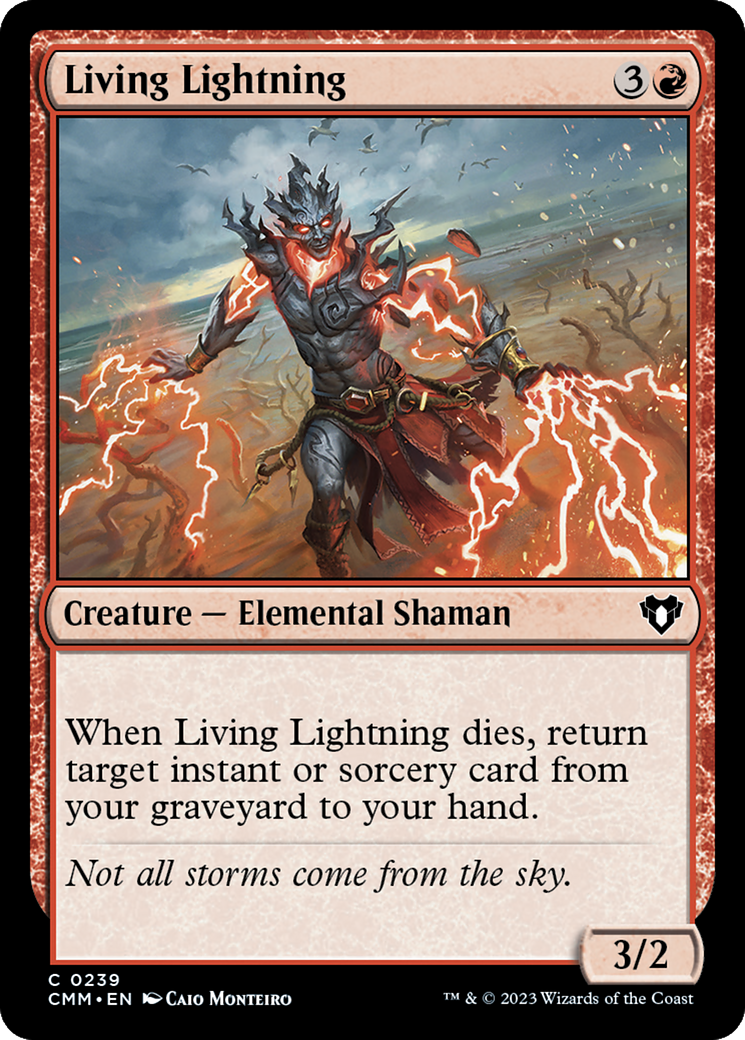 Living Lightning [Commander Masters] | Galaxy Games LLC