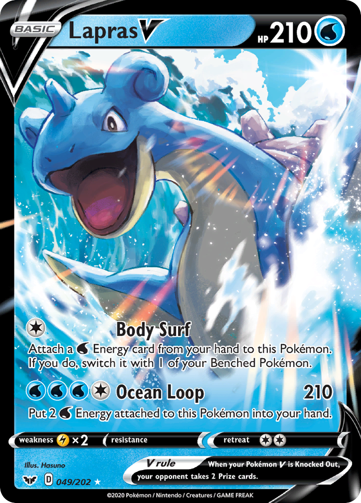 Lapras V (049/202) [Sword & Shield: Base Set] | Galaxy Games LLC