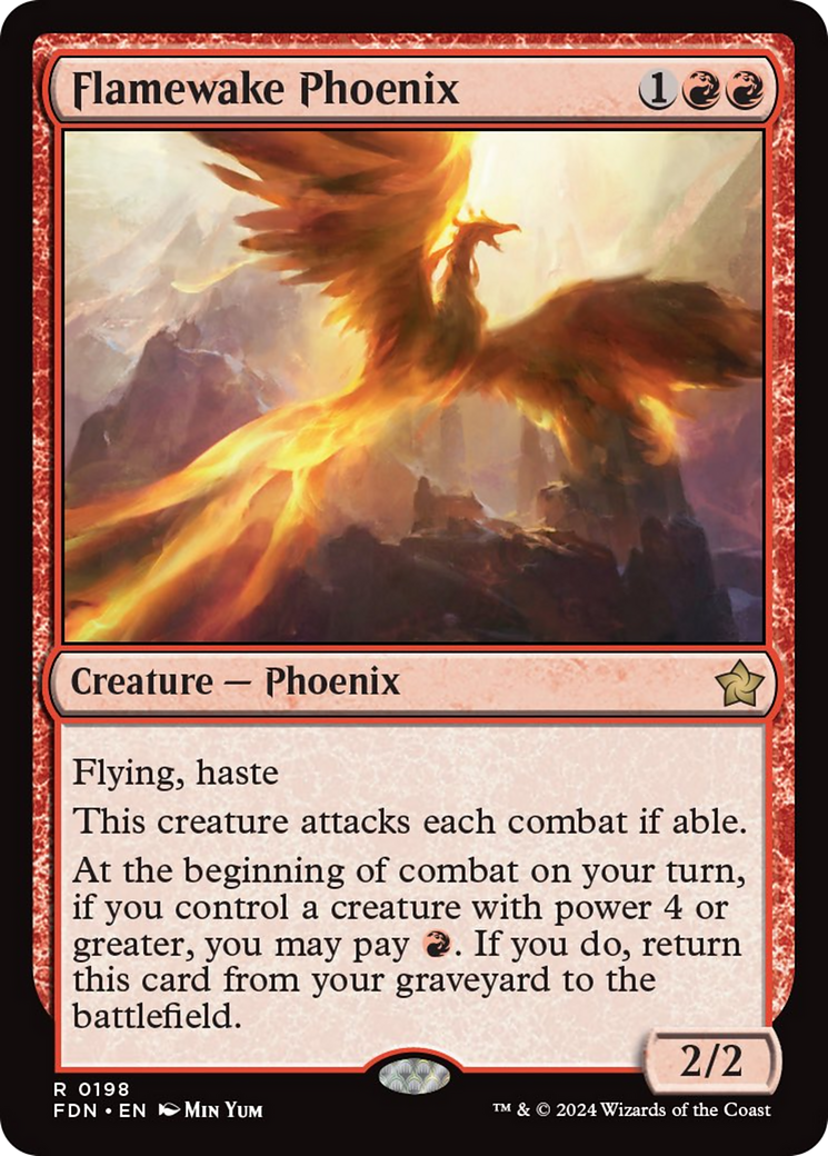 Flamewake Phoenix [Foundations] | Galaxy Games LLC