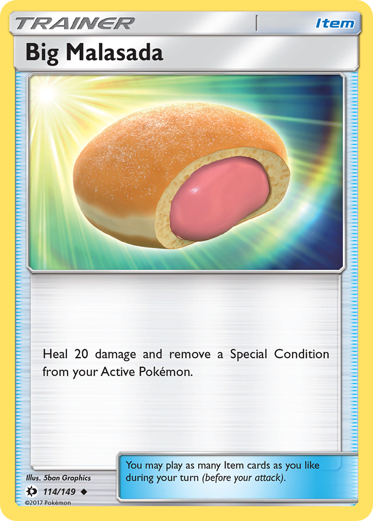 Big Malasada (114/149) [Sun & Moon: Base Set] | Galaxy Games LLC