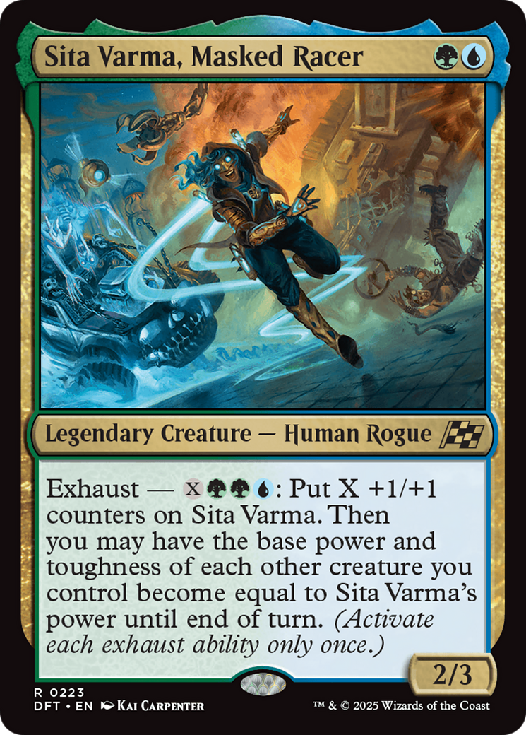 Sita Varma, Masked Racer [Aetherdrift] | Galaxy Games LLC