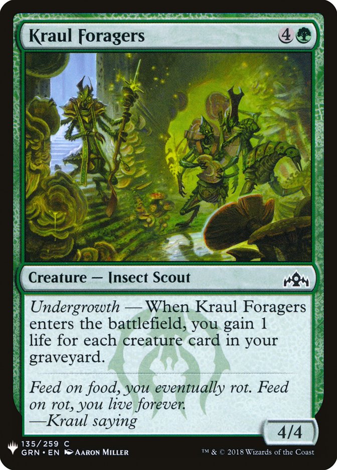 Kraul Foragers [Mystery Booster] | Galaxy Games LLC