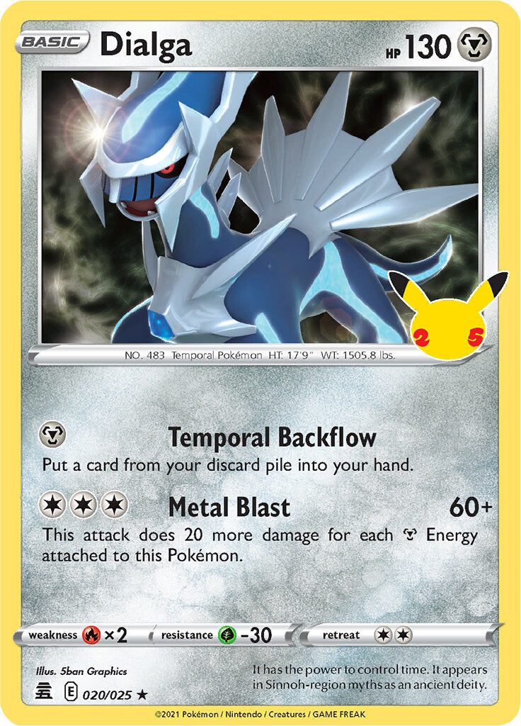 Dialga (020/025) [Celebrations: 25th Anniversary] | Galaxy Games LLC