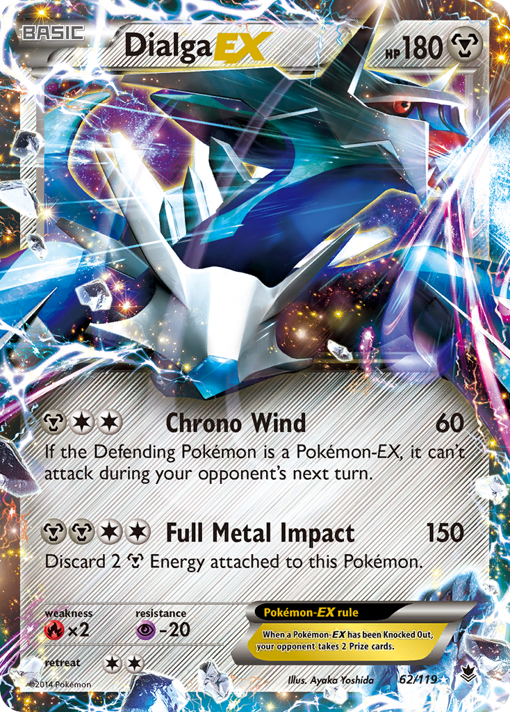 Dialga EX (62/119) [XY: Phantom Forces] | Galaxy Games LLC