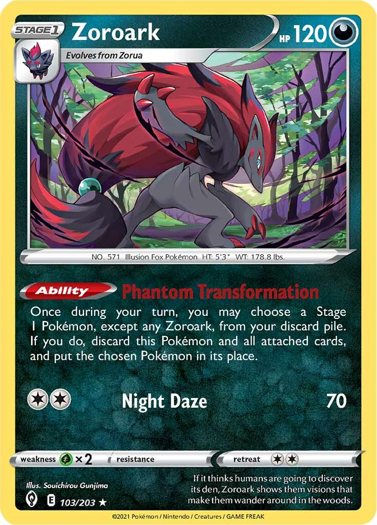 Zoroark (103/203) [Sword & Shield: Evolving Skies] | Galaxy Games LLC