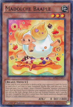 Madolche Baaple [BP03-EN097] Shatterfoil Rare | Galaxy Games LLC
