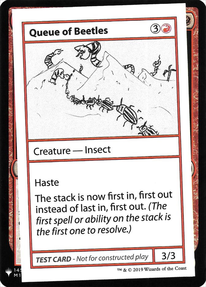 Queue of Beetles [Mystery Booster Playtest Cards] | Galaxy Games LLC