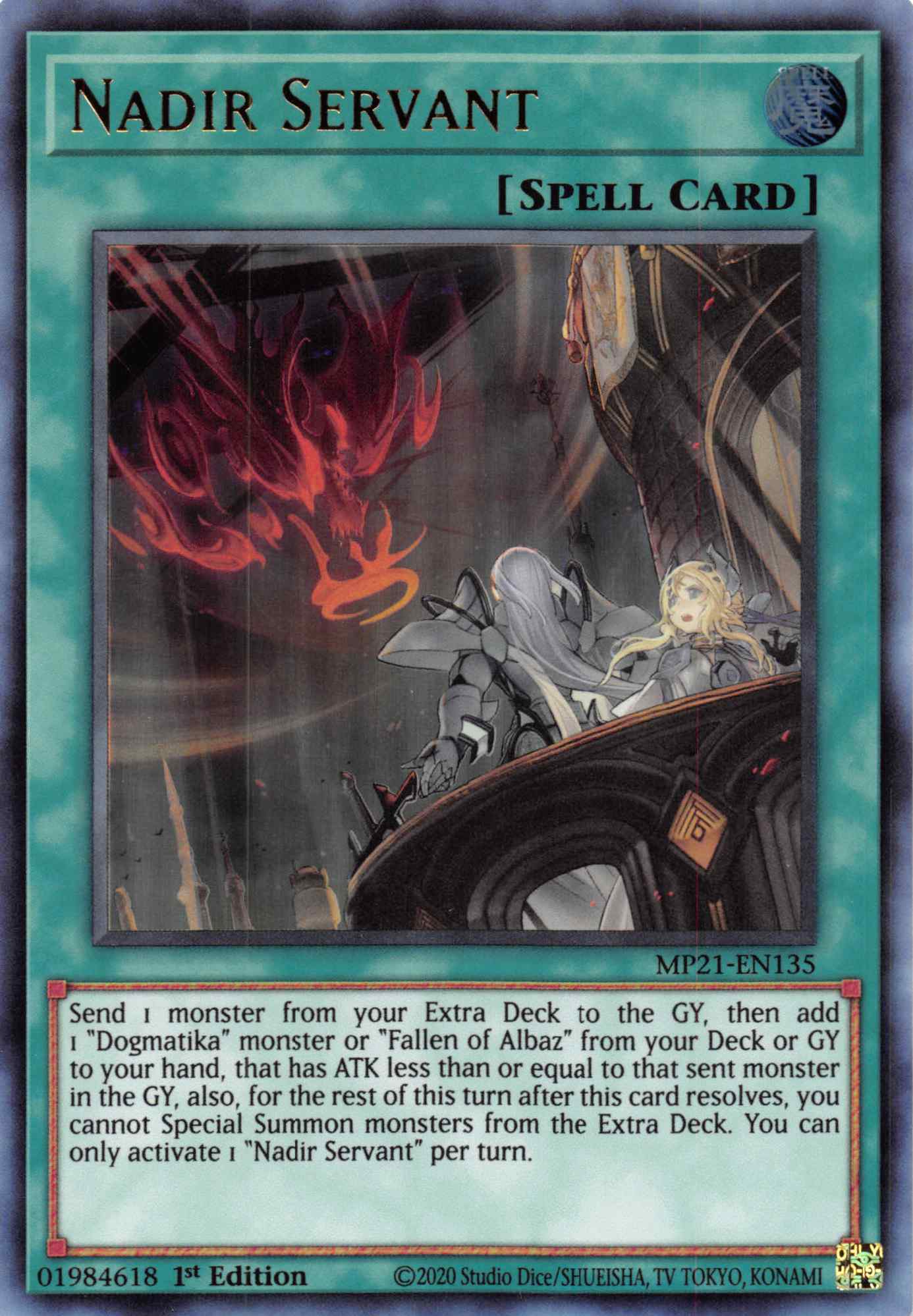 Nadir Servant [MP21-EN135] Ultra Rare | Galaxy Games LLC