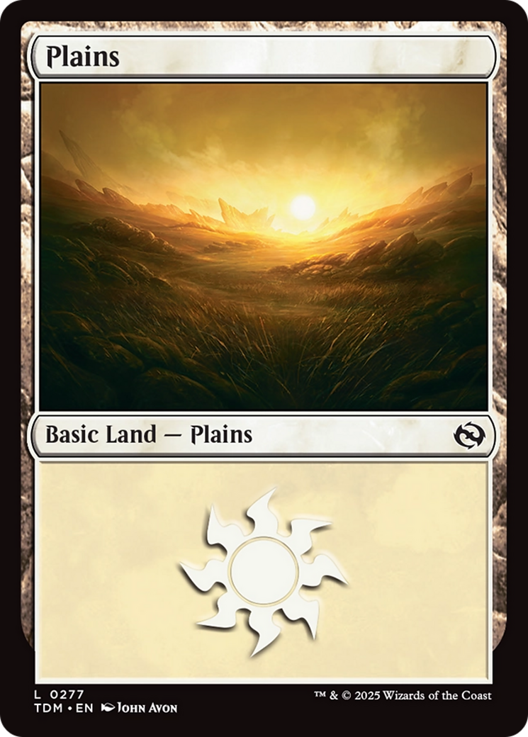 Plains (0277) [Tarkir: Dragonstorm] | Galaxy Games LLC