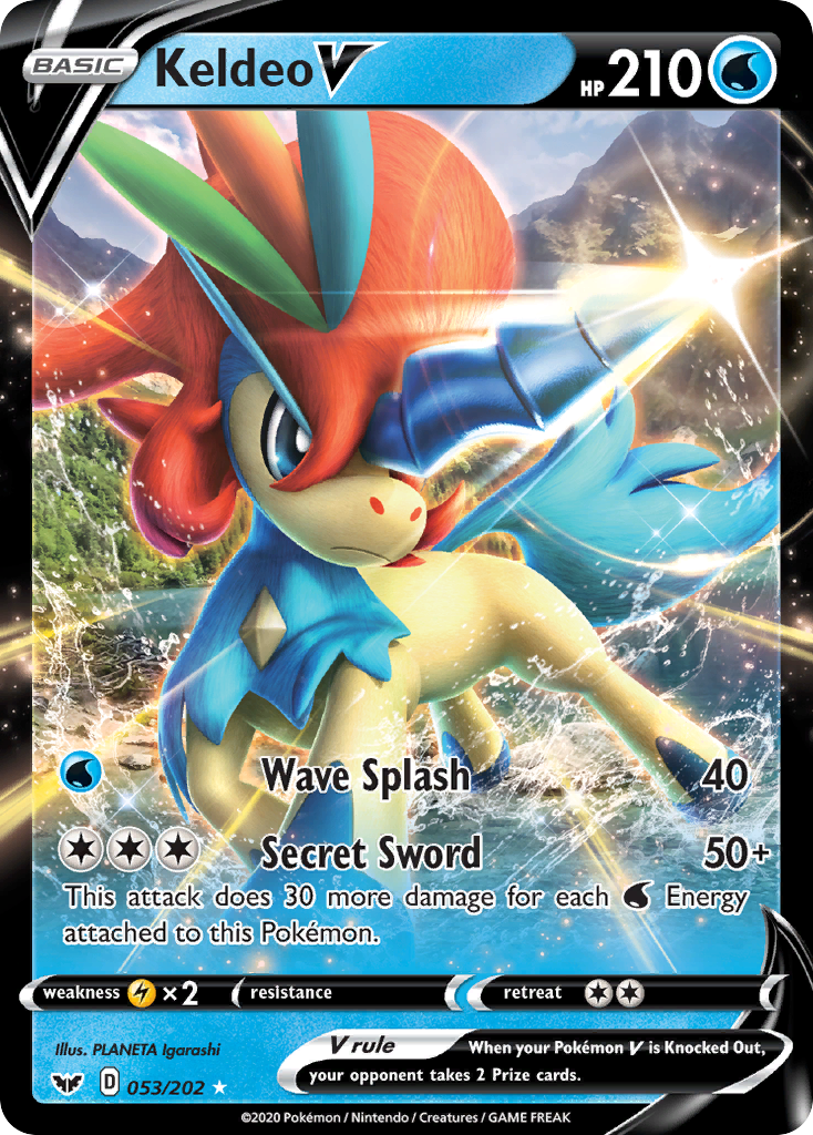 Keldeo V (053/202) [Sword & Shield: Base Set] | Galaxy Games LLC