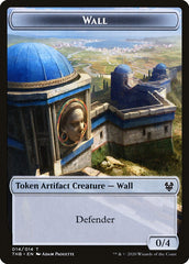 Human Soldier // Wall Double-Sided Token [Theros Beyond Death Tokens] | Galaxy Games LLC