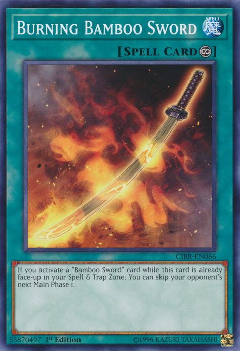 Burning Bamboo Sword [CIBR-EN066] Short Print | Galaxy Games LLC