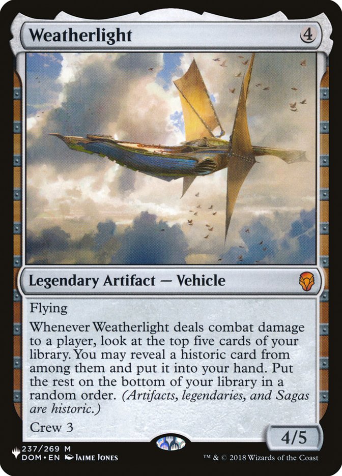 Weatherlight [The List] | Galaxy Games LLC