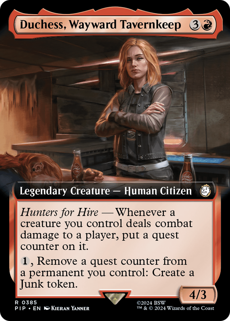 Duchess, Wayward Tavernkeep (Extended Art) [Fallout] | Galaxy Games LLC