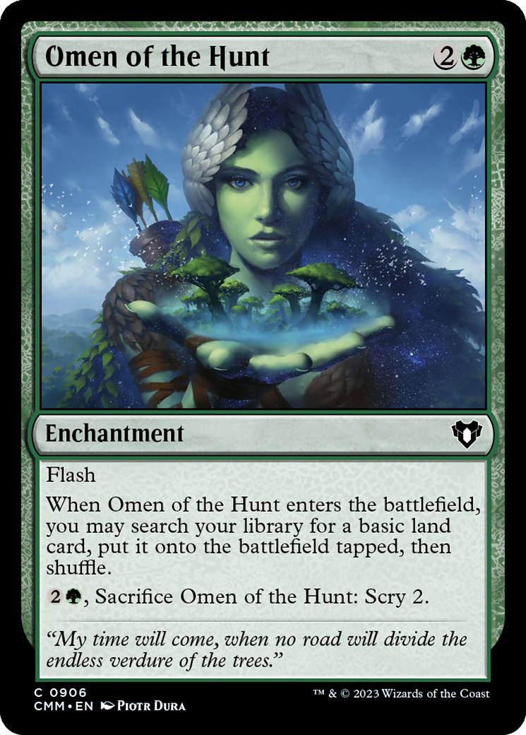 Omen of the Hunt [Commander Masters] | Galaxy Games LLC