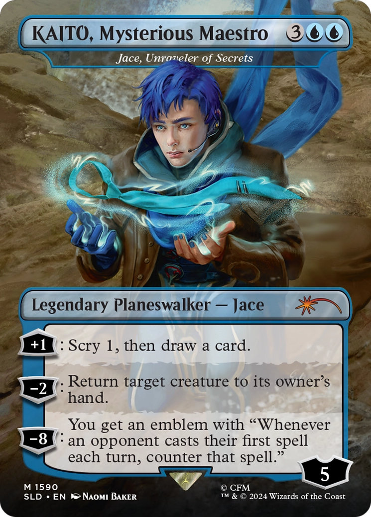 KAITO, Mysterious Maestro - Jace, Unraveler of Secrets [Secret Lair Drop Series] | Galaxy Games LLC