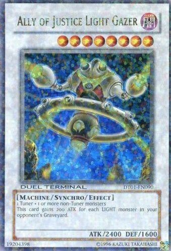 Ally of Justice Light Gazer [DT01-EN090] Ultra Rare | Galaxy Games LLC