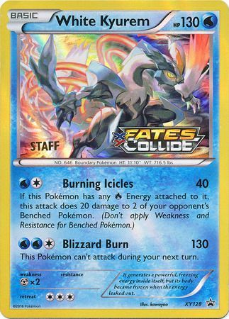 White Kyurem (XY128) (Staff) [XY: Black Star Promos] | Galaxy Games LLC