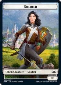 Soldier // Squirrel Double-Sided Token [Double Masters Tokens] | Galaxy Games LLC