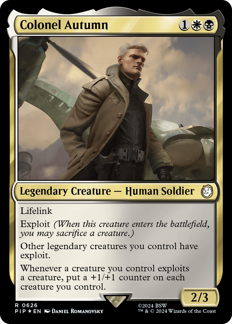 Colonel Autumn (Surge Foil) [Fallout] | Galaxy Games LLC