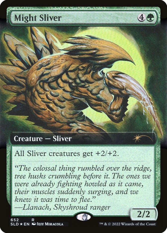 Might Sliver (Extended Art) [Secret Lair Drop Promos] | Galaxy Games LLC