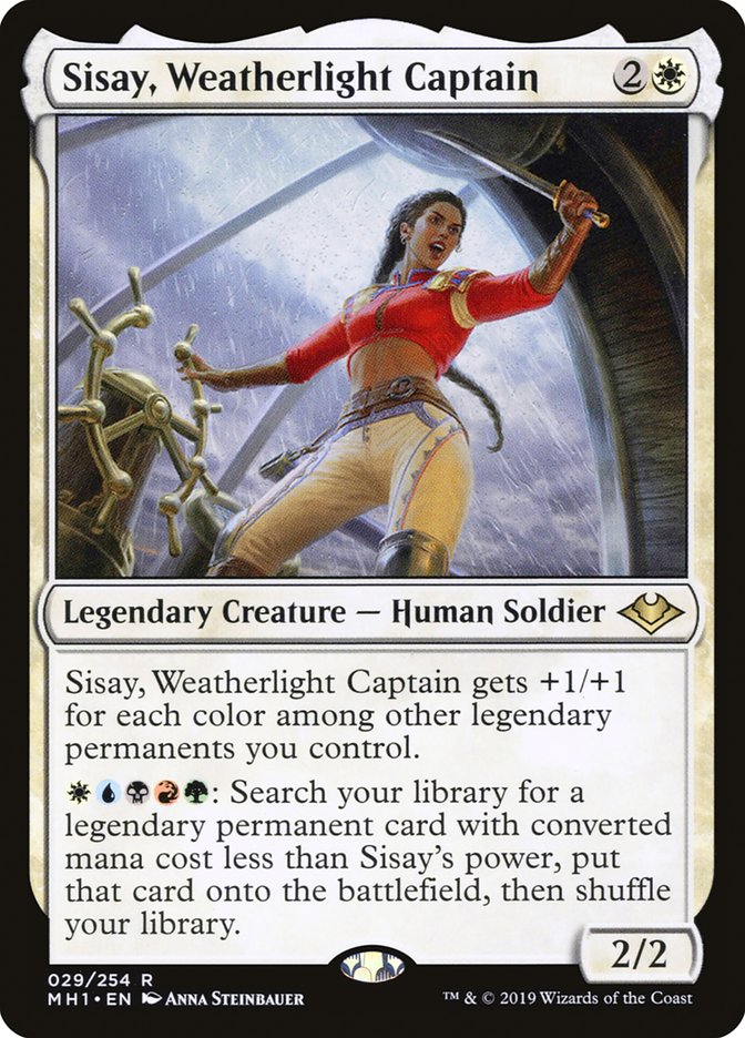 Sisay, Weatherlight Captain [Modern Horizons] | Galaxy Games LLC