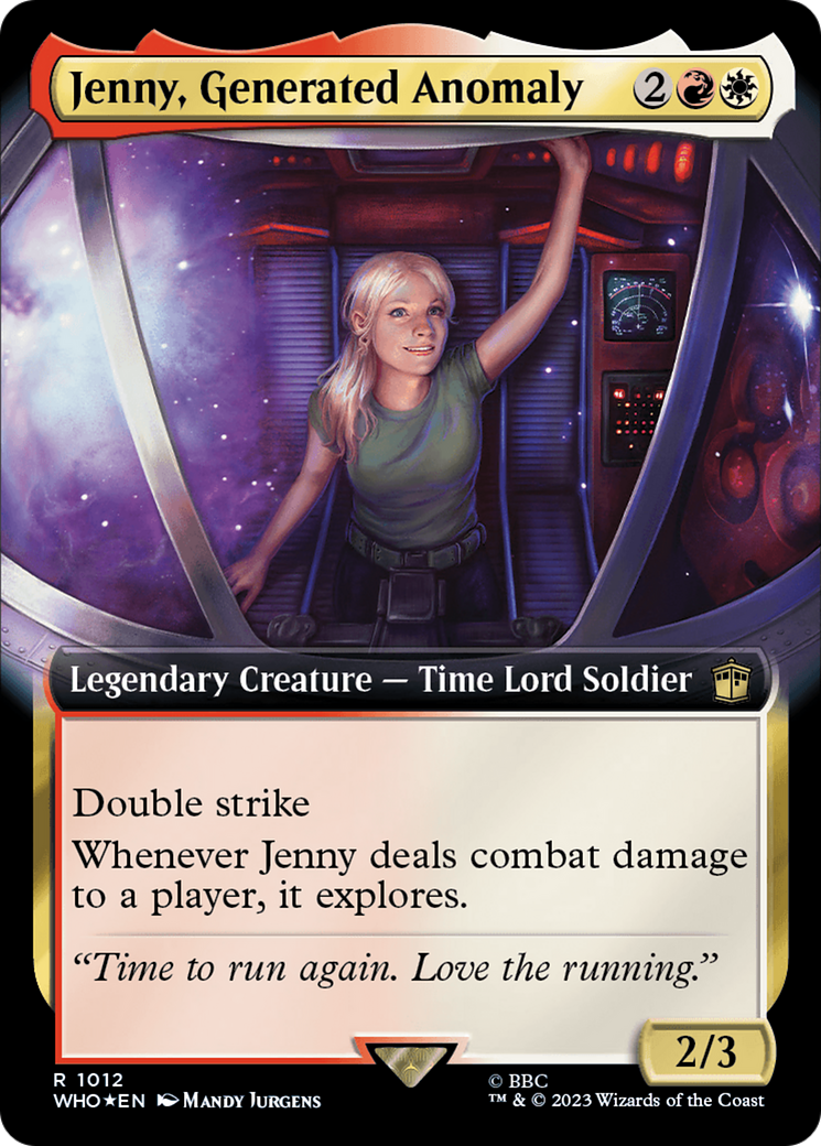 Jenny, Generated Anomaly (Extended Art) (Surge Foil) [Doctor Who] | Galaxy Games LLC