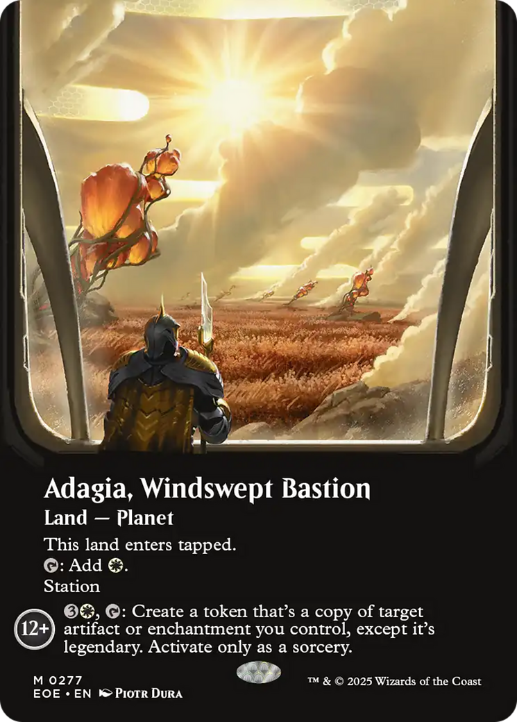 Adagia, Windswept Bastion (Borderless) [Edge of Eternities] | Galaxy Games LLC