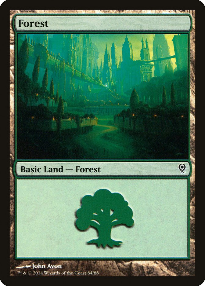 Forest (84) [Duel Decks: Jace vs. Vraska] | Galaxy Games LLC