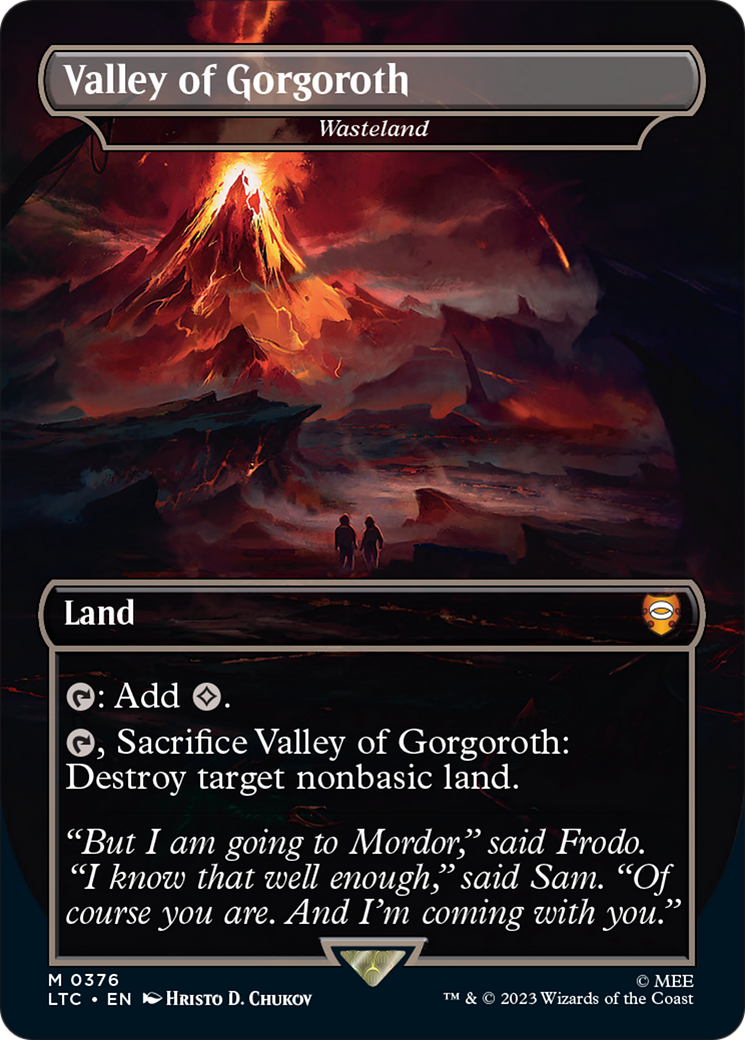 Valley of Gorgoroth - Wasteland [The Lord of the Rings: Tales of Middle-Earth Commander] | Galaxy Games LLC