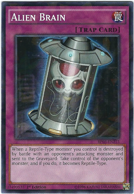 Alien Brain [BP03-EN215] Shatterfoil Rare | Galaxy Games LLC