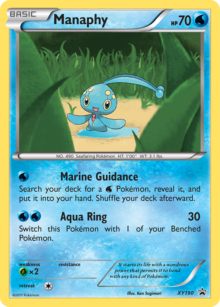 Manaphy (XY190) [XY: Black Star Promos] | Galaxy Games LLC