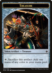 Saproling // Treasure (007) Double-Sided Token [Explorers of Ixalan Tokens] | Galaxy Games LLC