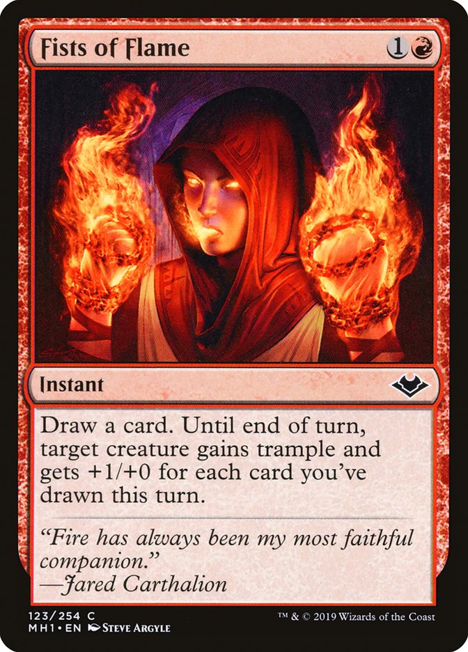 Fists of Flame [Modern Horizons] | Galaxy Games LLC