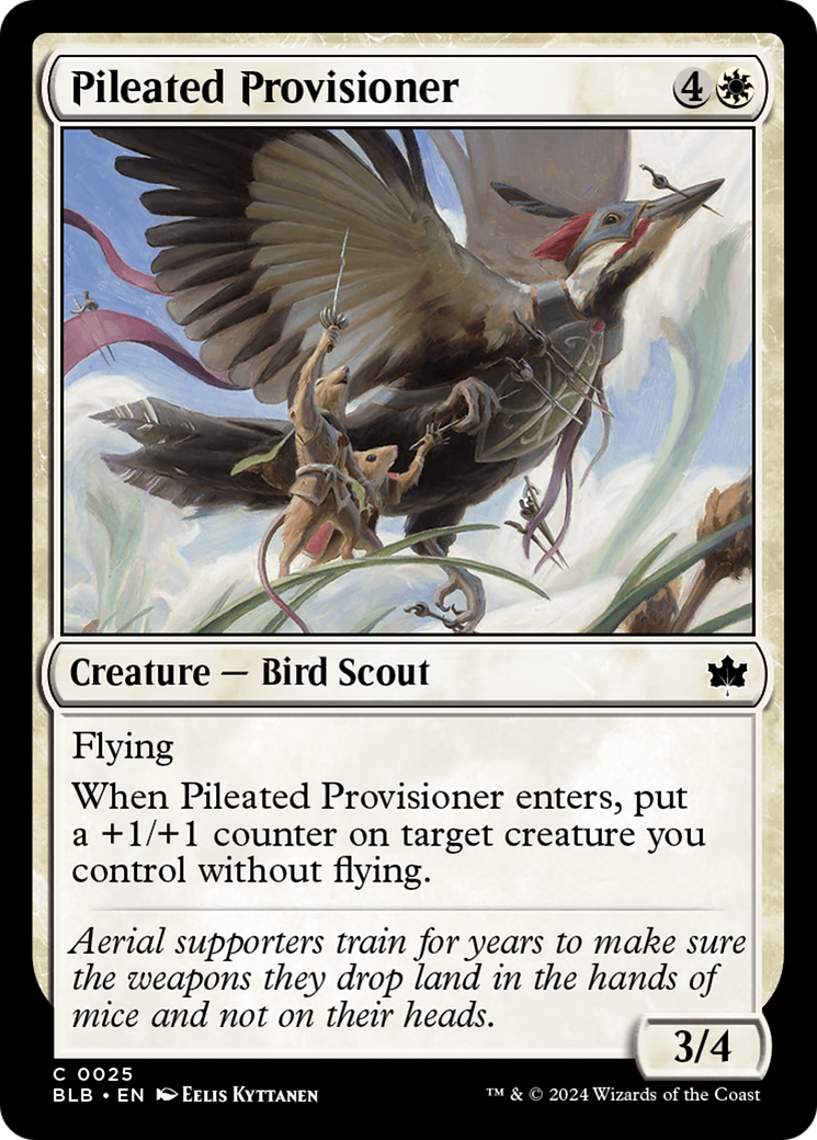 Pileated Provisioner [Bloomburrow] | Galaxy Games LLC