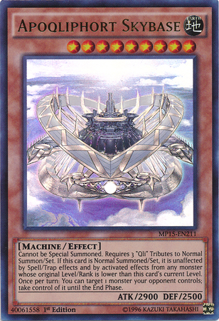 Apoqliphort Skybase [MP15-EN211] Ultra Rare | Galaxy Games LLC