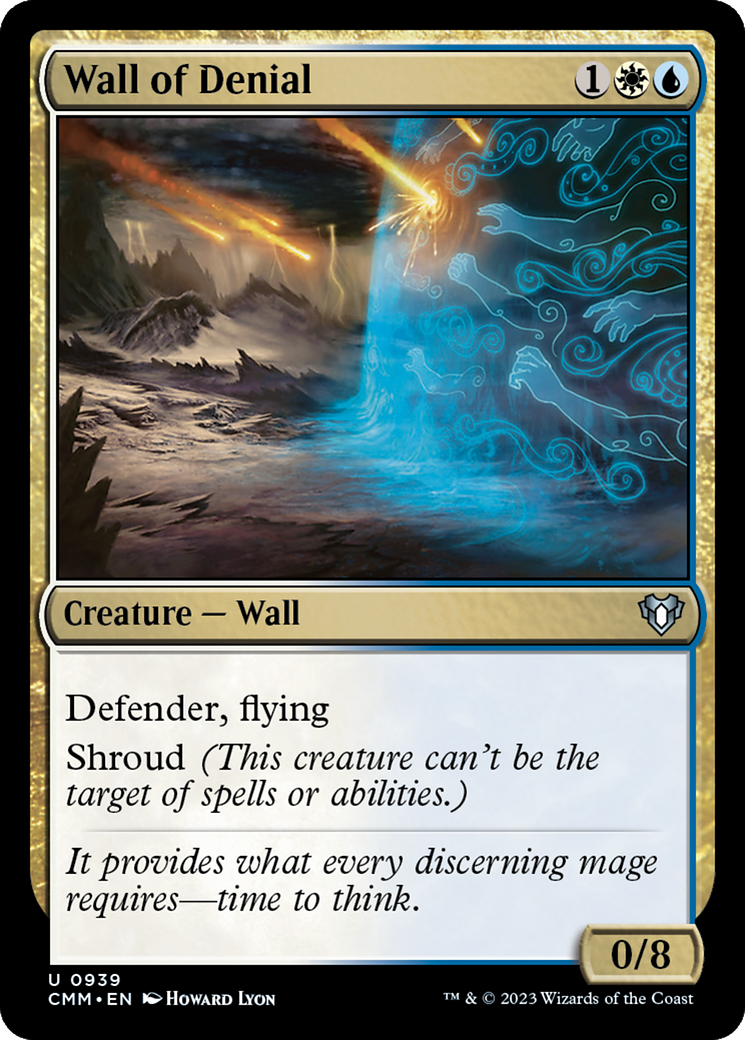 Wall of Denial [Commander Masters] | Galaxy Games LLC