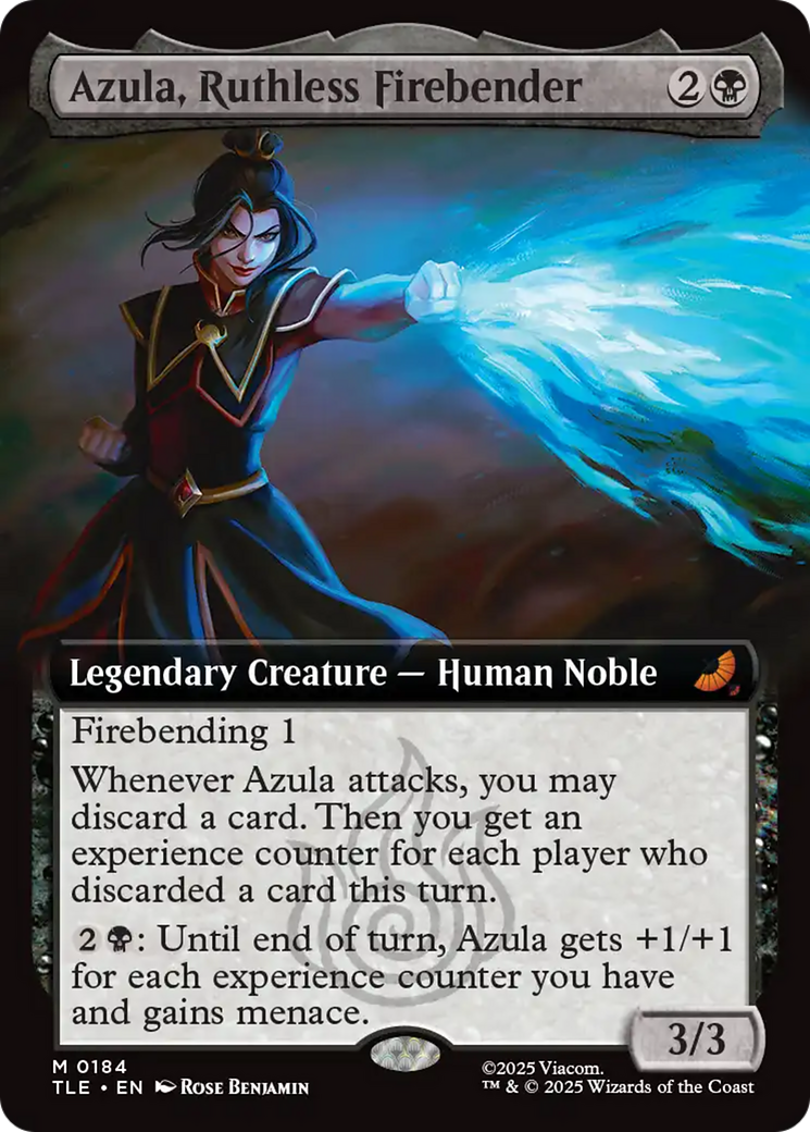 Azula, Ruthless Firebender (Extended Art) [Avatar: The Last Airbender: Eternal-Legal] | Galaxy Games LLC
