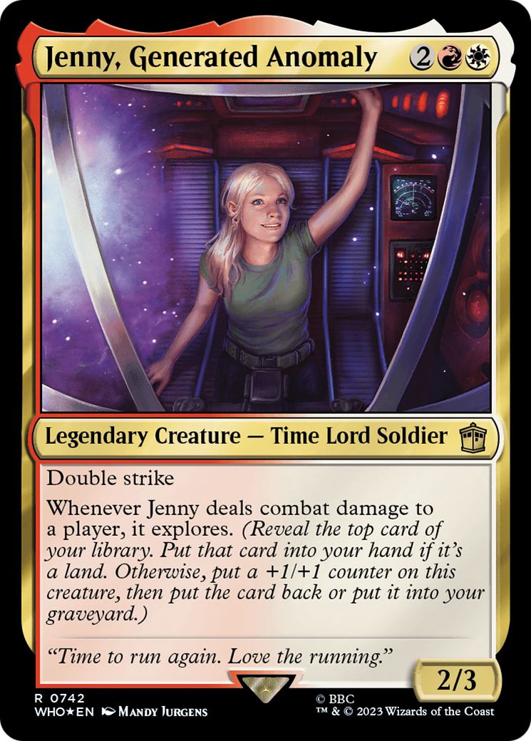 Jenny, Generated Anomaly (Surge Foil) [Doctor Who] | Galaxy Games LLC