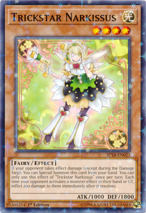 Trickstar Narkissus [SP18-EN023] Starfoil Rare | Galaxy Games LLC