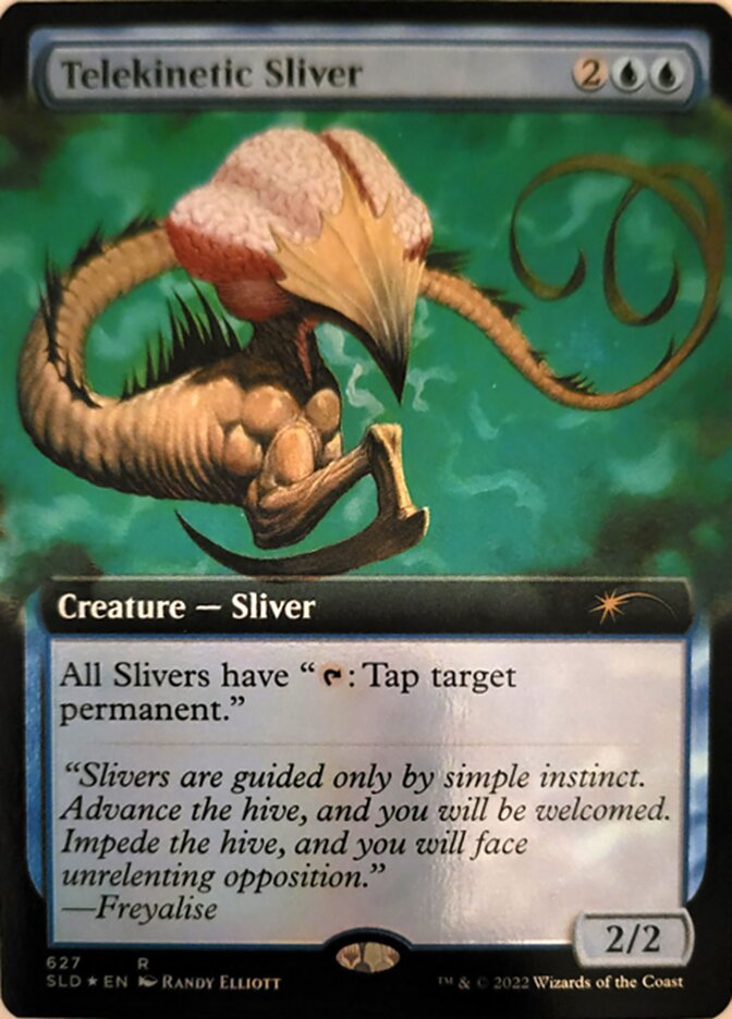 Telekinetic Sliver (Extended Art) [Secret Lair Drop Promos] | Galaxy Games LLC