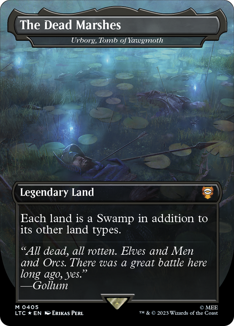 The Dead Marshes - Urborg, Tomb of Yawgmoth (Surge Foil Realms and Relics) [The Lord of the Rings: Tales of Middle-Earth Commander] | Galaxy Games LLC