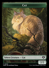 Eldrazi // Cat (0030) Double-Sided Token [Commander Masters Tokens] | Galaxy Games LLC